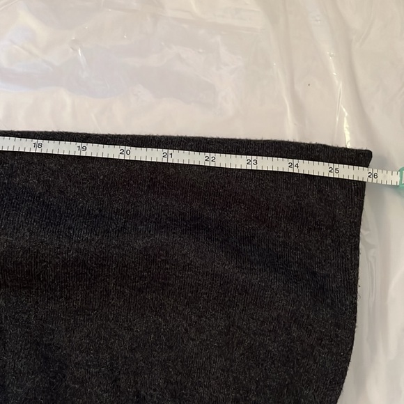 LOFT oversized sweater women’s S gray v-neck sleeveless cotton - Picture 6 of 7